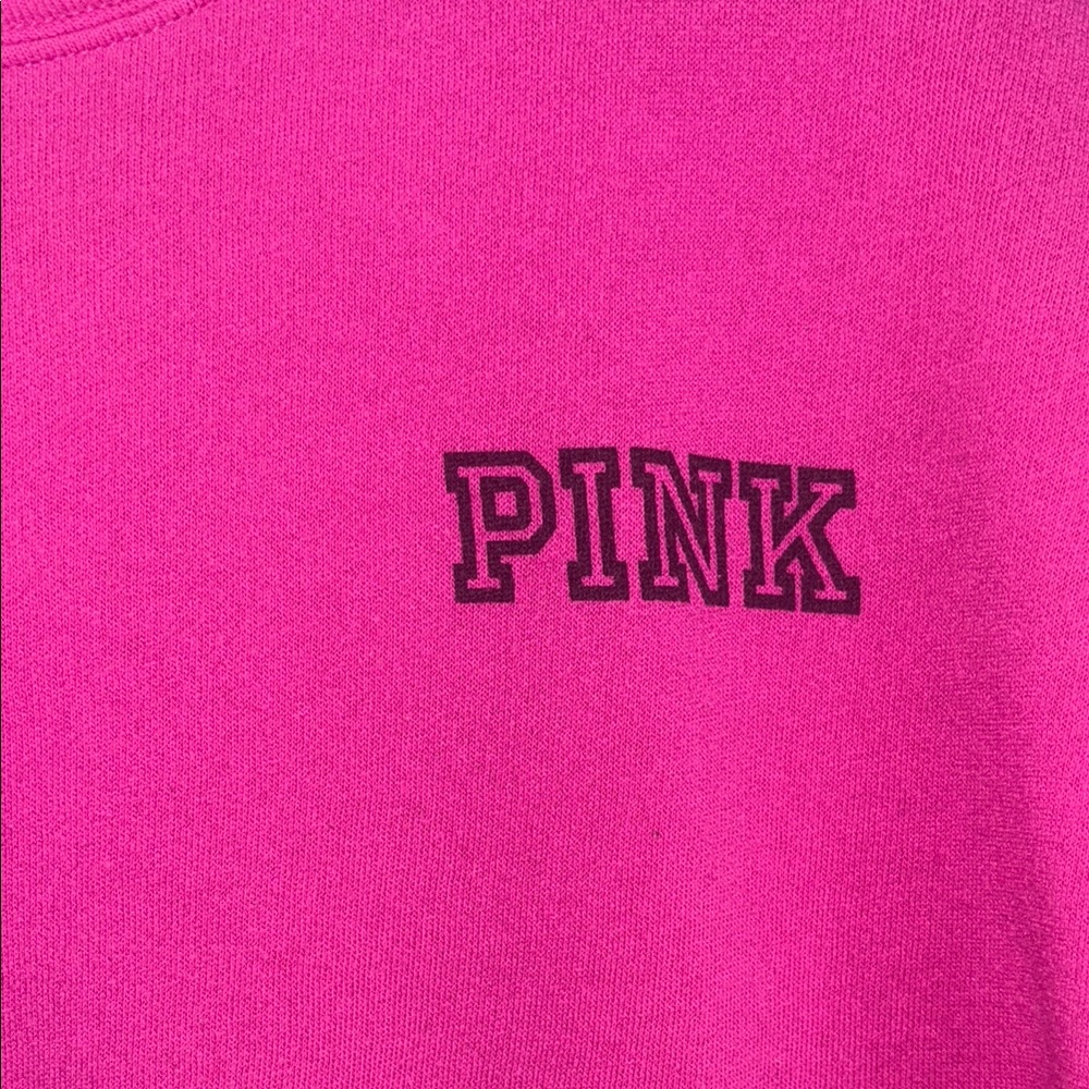 1. PINK Victoria's Secret Fuchsia/Pink Sweatshirt - Picture 5 of 6